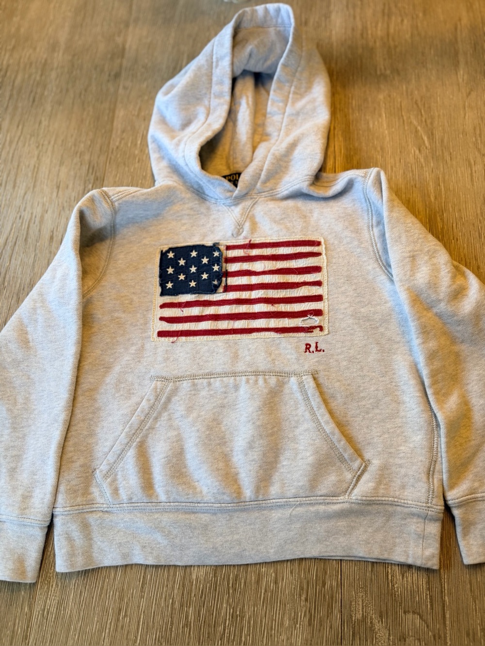 Ralph Lauren Polo Boy Hooded Sweater Size 8 Unisex